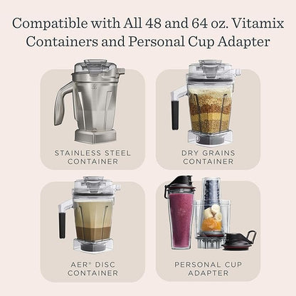 Vitamix Explorian with Programs, Three Blending Programs, Professional-Grade Blender for Smoothies and More, Self-Cleaning Kitchen Appliance, 64 Oz Container, Black (Renewed Premium)