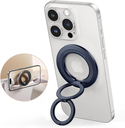 SYNCWIRE for MagSafe Ring Holder, Magnetic Phone Ring Holder Magnet Cell Phone Grip Finger Ring Kickstand Compatible with iPhone 16 15 14 13 12 Pro Max fits MagSafe Accessories