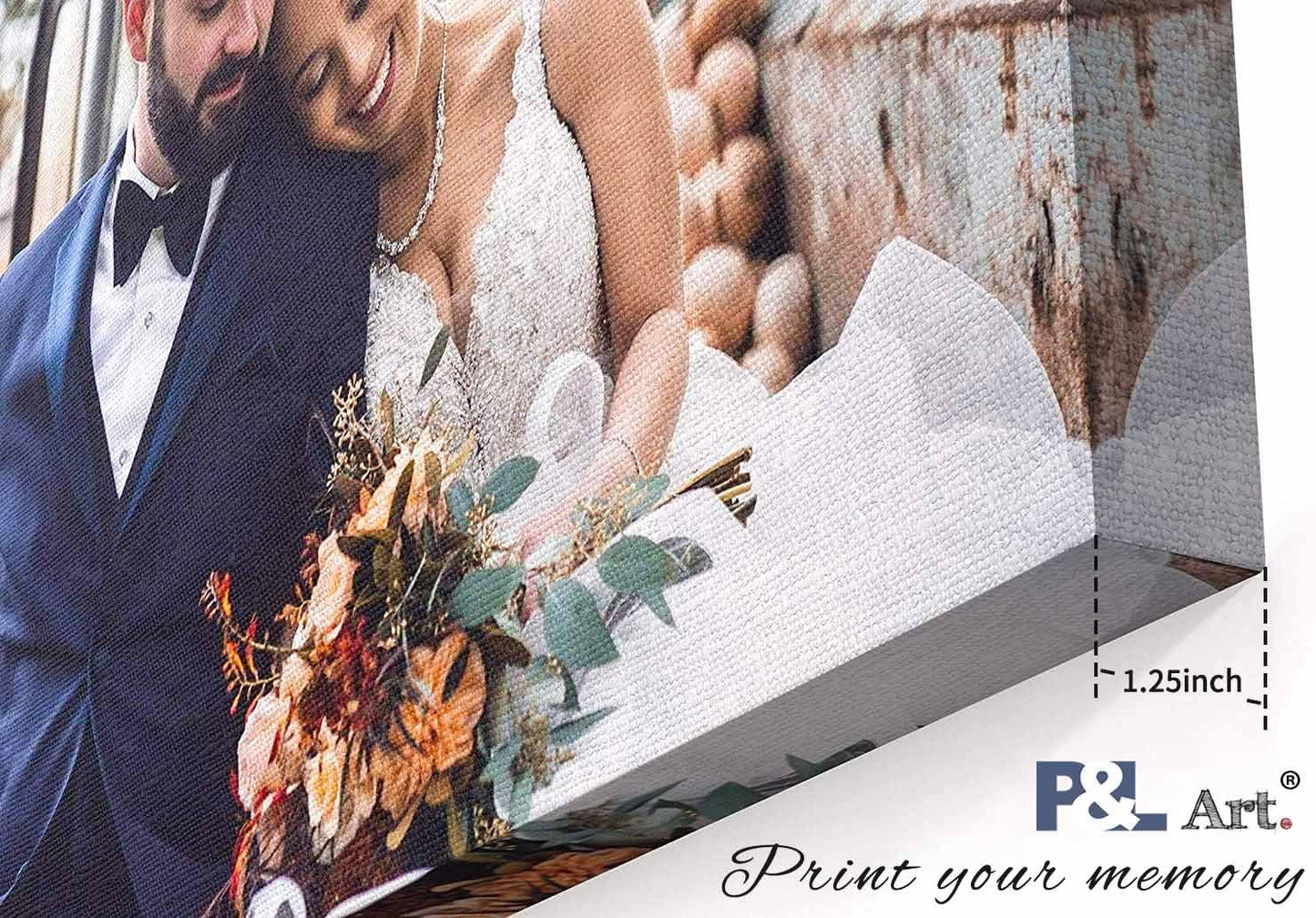 Personalized Custom Canvas Prints: Photo On Canvas (Framed Canvas, 18X24) Transform Your Photos into Stunning Framed Wall Art Digitally Printed Photo To Canvas Ideal for Home Decor