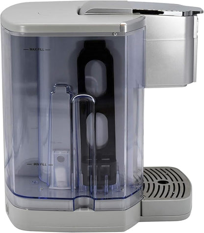 Cuisinart Coffee Maker, Single Serve 72-Ounce Reservoir Coffee Machine, Programmable Brewing & Hot Water Dispenser, Stainless Steel, Cool Grey