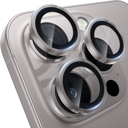 WSKEN for iPhone 16 Pro/iPhone 16 Pro Max Camera Lens Protector - [Original Shooting Model] Shatterproof Ultra HD Tempered Metal Glass Camera Screen Protector Cover Film Accessories
