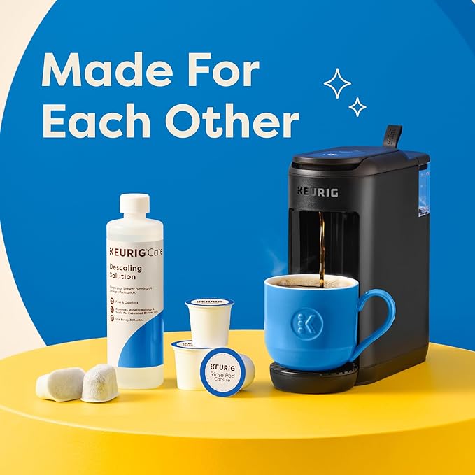 Keurig 3-Month Brewer Maintenance Kit Includes Descaling Solution, Water Filter Cartridges & Rinse Pods, Compatible Classic/1.0 & 2.0 K-Cup Coffee Makers, 7 Count