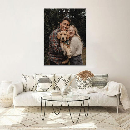 GZZFXXD Personalized Custom 36''x48'' Canvas Prints with Your Photo/your Image Large Wallart Wall Decor for Bedroom Dining room Living room Children's room(Unframed)