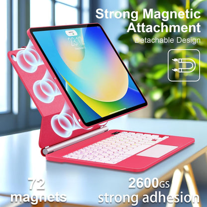 for iPad 9th Generation Case with Keyboard,Magic Style Keyboard Case for iPad 9th/8th/7th Gen 10.2 inch - Floating Cantilever Magnetic Stand Multi-Touch Trackpad Backlit Keyboard for iPad 10.2"