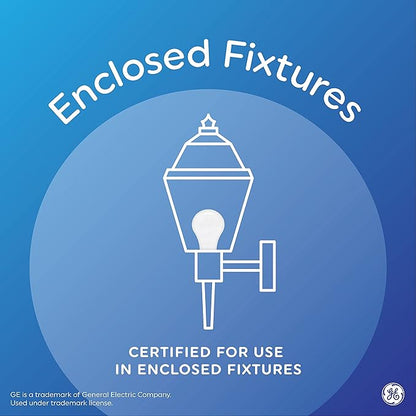 GE LED+ Dusk to Dawn A19 LED Light Bulbs, Automatic On/Off Outdoor Light, Daylight, 8.5W (3 Pack)