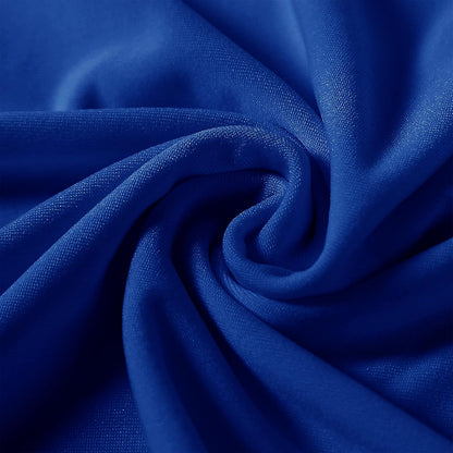 Spandex Chair Covers, 12PCS, Removable Washable Protector Stretch Covers for Living Room, Party, Banquet, Wedding Event, Hotel (Royal Blue)