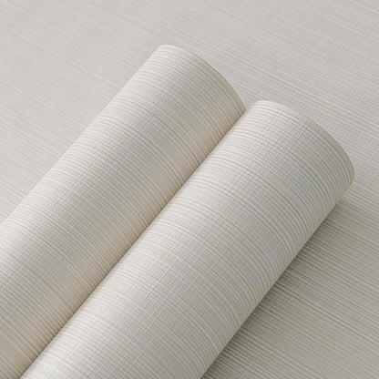 Grasscloth Peel and Stick Wallpaper 20.8"x394" Multi-Cream Thick Fabric Textured Linen Classic Faux Grassweave Neutral Removable Wallpaper Vinyl Film Roll for Home Use