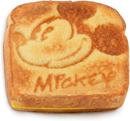 Disney Mickey Mouse Sandwich Maker by Select Brands - Electric Sandwich Maker with Nonstick Cooking Plates & Locking Lid - Cooking Appliance with Indicator Lights - Kitchen Essential for Home & Dorms