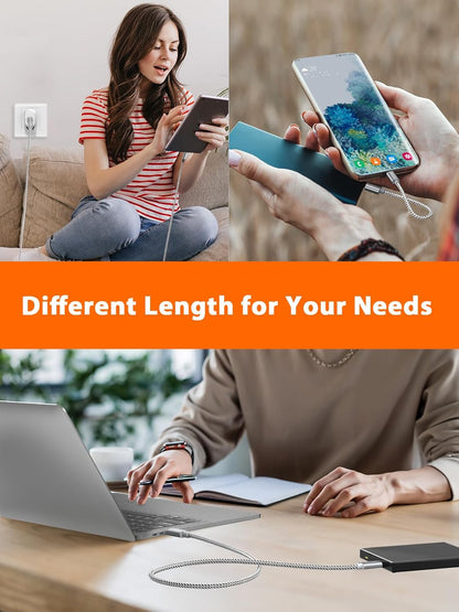 CableCreation USB A to USB C Short Cable 1FT 10Gbps, 3A Fast Charging Cable, USB C 3.1 Gen 2 Cable, USB-C Carplay Android Auto, Type C Cord for iPhone 16 15 Pro SSD Galaxy MacBook Pixel iPad