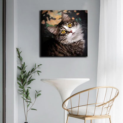 Laoife Custom Canvas Painting 12"x12" Upload Images, Custom Canvas Prints Photos Gifts with Your Photos Personalized Canvas Pictures of Kid Lover Family Pet, Wall Art