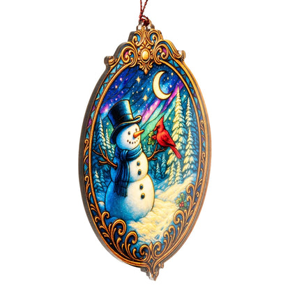 Christmas ornament 2025, snowman ornaments for christmas tree, xmas ornament, acrylic christmas ornaments, Snowman Decoration, Suncatcher Effect stained glass window hanging, car hanging