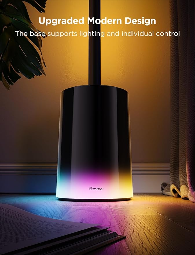 Govee RGBIC Smart Table Lamp 2 Bundle Floor Lamp 2 with Matter