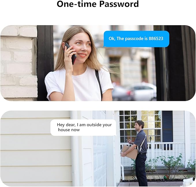 Fingerprint Door Lock - Keyless Entry Door Lock Smart Deadbolt Lock - Electronic Digital Keypad Lock - Smart Locks for Front Door - Auto Lock - Easy Installation