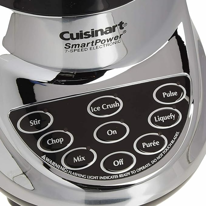 Cuisinart SPB-7CH SmartPower 40-Ounce 7-Speed Electronic Bar Blender, Chrome (Renewed)