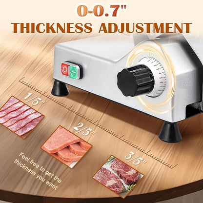 Save $80 Electric Composter & Meat Slicer Machine | Reduce Waste, Slice Perfectly | Food Waste Recycler & Deli-Style Slicer Bundle