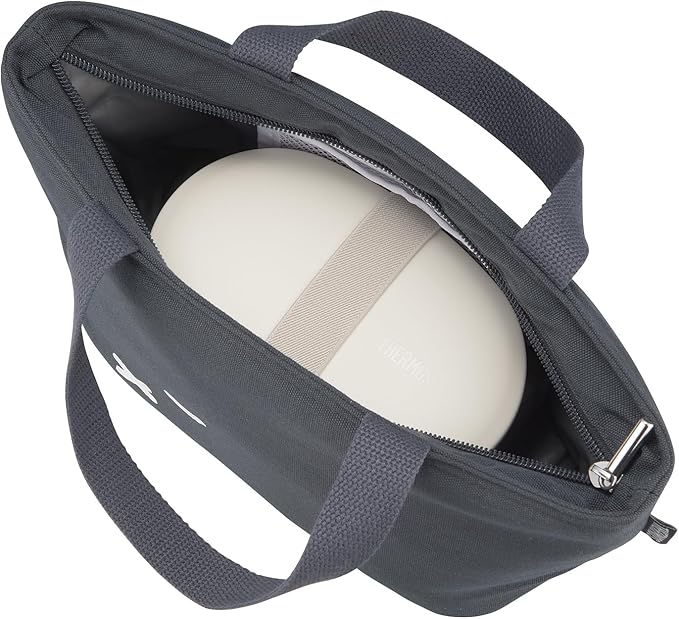 Thermos RFF-0041B Insulated Lunch Bag, 1.6 gal (4 L), Miffy, Charcoal