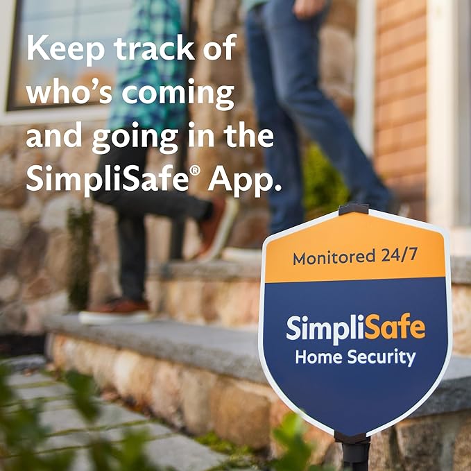SimpliSafe Smart Lock Series 2 (Black) for The Gen 3 Home Security System