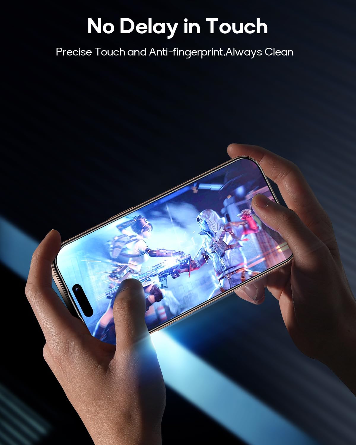 3 Pack for iPhone 16 Pro Tempered Glass Screen Protector, Dust Free CABIN, Auto Positioning, Bubble Free, High Definition, Easy Installation,9H+ Hardness