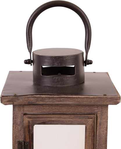 Koehler Home Decor Perfect Lodge Wooden Lantern