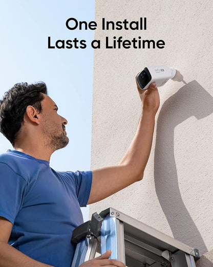 eufy Security S220 SoloCam 3-Cam Pack, Home Security System, Solar Security Camera Wireless Outdoor Camera, Always-On Power, 2K Resolution, 2.4 GHz Wi-Fi, No Monthly Fee