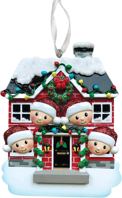 2025 Family Christmas Ornament – Personalized Ornament for Families – Custom Family Ornament – Holiday Tree Decoration Keepsake Gift (Family of 4)
