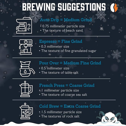 Fresh Roasted Coffee, Organic Dark & Bold Frostbite Cold Brew | USDA Organic, Kosher | Dark Roast | 12 oz Coarse Ground