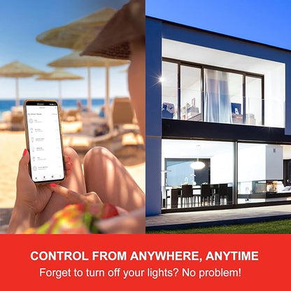 Sengled Zigbee Smart Light Bulbs, Smart Hub Required, Works with SmartThings and Echo with Built-in Hub, Voice Control with Alexa and Google Home, Daylight 60W Equivalent A19 Alexa Light Bulb, 2 Pack