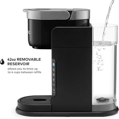 Keurig K-Café Barista Bar Single Serve Coffee Maker and Frother, with 3 Brew Sizes, Hot and Cold Coffee Capabilities, 2oz Coffee Shot Button, Black