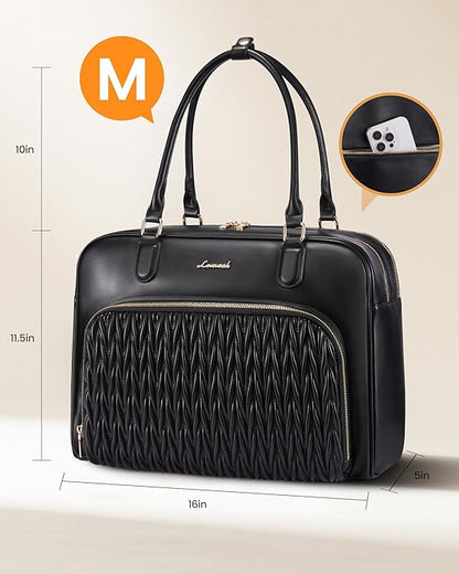 LOVEVOOK Tote Bag for Women,Light Puffer Tote Bag with Multi-pockets,Stylish Carry on Laptop Bags for Daily,Travel,Work,Gym | with Multi-pockets, Stylish, Carry on, for Daily, Travel, Work