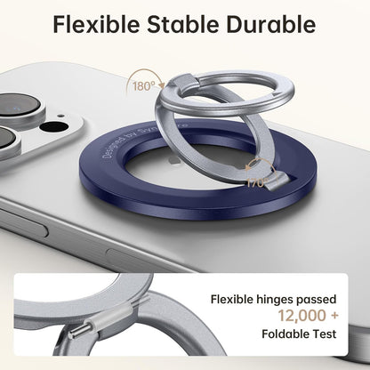 SYNCWIRE for MagSafe Ring Holder, Magnetic Phone Ring Holder Magnet Cell Phone Grip Finger Ring Kickstand Compatible with iPhone 16 15 14 13 12 Pro Max fits MagSafe Accessories