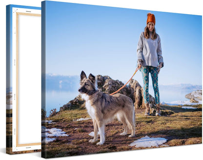 Photo.Gifts - Personalized Custom Canvas Prints 30 x 24 inch - Customize with Your Picture & Text - Large Canvas Wall Art for Bedroom, Living Room, Christmas - Personalized Photo Gifts
