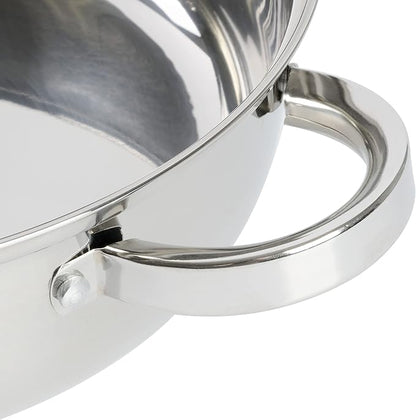 Oster Sangerfield 11-Inch Stainless Steel Everyday Cookware Pan with Steamer and Lid – Durable Nonstick Frying Skillet for Kitchen Cooking