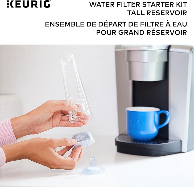 Keurig Tall Handle Water Filter Starter Kit, Comes with Handle and 2 Replacement Water Filters, Compatible with Select Keurig Coffee Makers (Pack of 6)