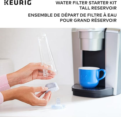 Keurig Tall Handle Water Filter Starter Kit, Comes with Handle and 2 Replacement Water Filters, Compatible with Select Keurig Coffee Makers (Pack of 6)