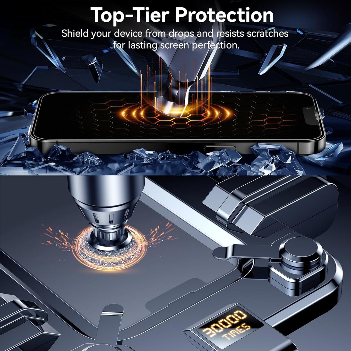 Esanik for iPhone 16e/14/13Pro/13 Matte Glass Screen Protector [Auto-alignment] Anti-Glare & Anti-Fingerprint,Anti-Reflection,Bubble Free, Smooth as Silk, 2 Pack 9H Glass Screen Cover