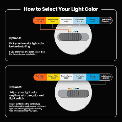Feit Electric LED Recessed Downlight, 120W Equivalent, 5/6 Inch Retrofit Kit, Dimmable, 2000 Lumens, 90+ CRI, 22W, Adjustable Color Temperature, High Ceilings & Large Spaces Downlight, LEDR56XHO/6WYCA
