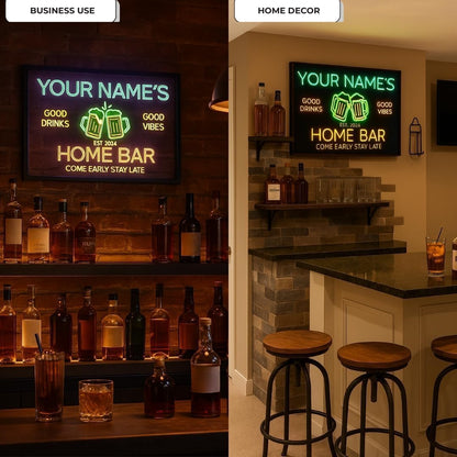Personalized BBQ Neon Sign Custom Bar and Grill Sign Patio LED Lights Backyard Bar Signs for Men Outdoor Lighted Patio Acrylic Table Grilling Kitchen Home Garden Wall Decor