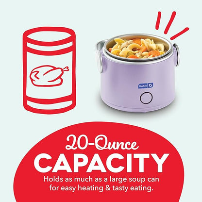 DASH Hot2Go™ Personal Food Warmer (20 Ounces) - Lavender