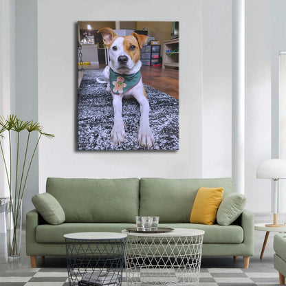 Laoife Custom Canvas Prints with Your Photos 24"x32", Canvas Photo Prints Custom, Personalized Canvas Wall Art for Office Home Bedroom Living Room Wall Decor, Gift for Father's Day Birthday Wedding