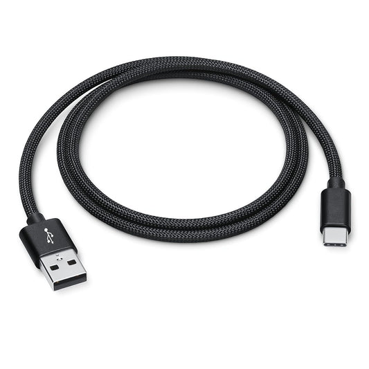 Woven USB-C Cable for iPhone 16 Pro Max (Black, 5ft) MFi Certified Car CarPlay USB-A to USB C Charger Cord Fast Charging for Apple iPhone 15 Pro Max/16/16 Plus/16 Pro/15/15 Pro/15 Plus/iPad Air M2