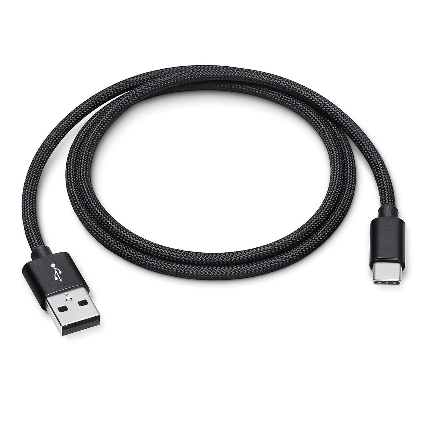 Woven USB-C Charge Cable for iPhone 16 Charger [MFi Certified, 5ft 2-Pack] USB C to USB-A Cord Fast Charging for Apple iPhone 16/15 Pro Max/16 Plus/16 Pro Car Charger CarPlay, iPad Air M2 - Black