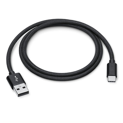 [1ft 2-Pack] Black USB C Cable for iPhone 16 Charger MFi Certified Woven USB-A to USB-C Cable Fast Charging for Apple 16 Pro Max/16/15 Pro Max/16Plus/15Pro/AirPods Pro, Car CarPlay USBC Cord Wire