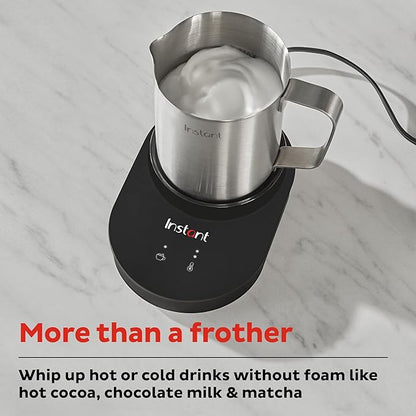 Instant Pot Instant MagicFroth 9-in-1 Electric Milk Steamer and Frother,17oz Stainless Steel Pitcher,Hot and Cold Foam Maker-and Milk Warmer for Lattes,Cappuccinos,Macchiato,(Pack of 2)