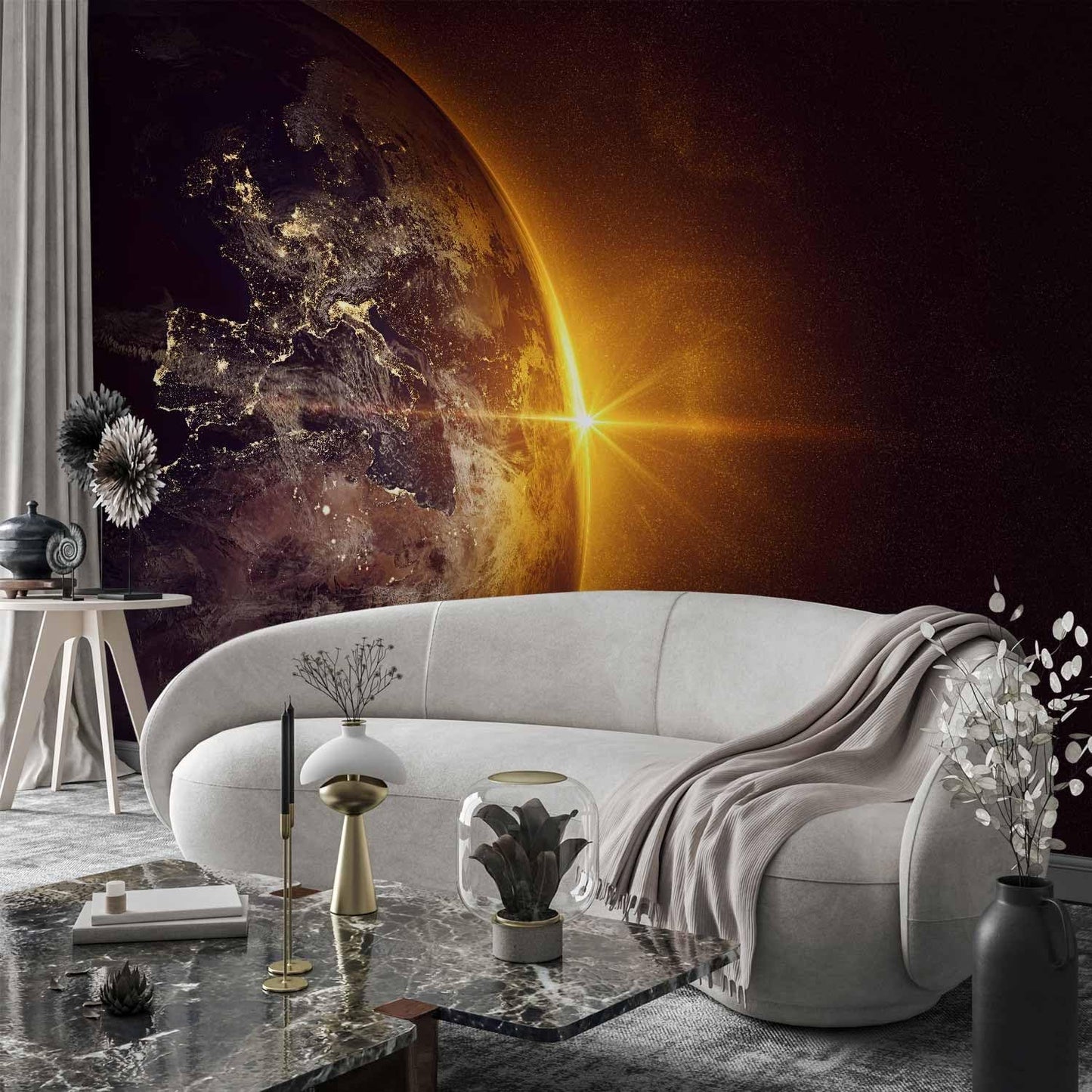 artgeist Premium Wall Mural Cosmos Galaxy 138x101 in - XXL Non-Woven Wallpaper Fleece Wall Decor Photo Print Picture Image Design Home n-B-0003-a-a