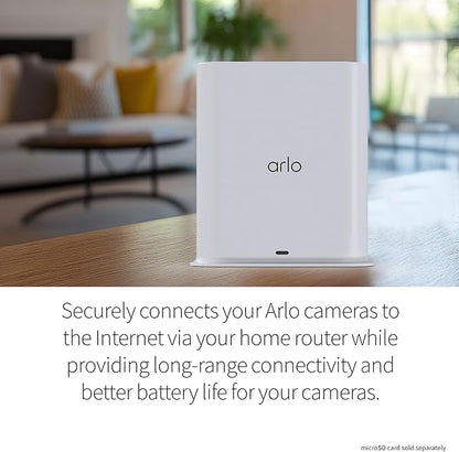 Arlo Ultra 2 Spotlight Camera 4K HDR (2 Cameras, SmartHub Included & Required) | Wireless Home Security Camera | Color Night Vision, Motion Sensor, 180º View, 2-Way Audio, Black