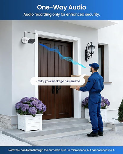 ZOSI 8CH 1080p Home Security Camera System with Audio, AI Person Vehicle Detection, 4pcs Outdoor Indoor Wired Cameras, Night Vision, H.265+ 8 Channel DVR with 1TB HDD, 24/7 Recording, No Monthly Fees