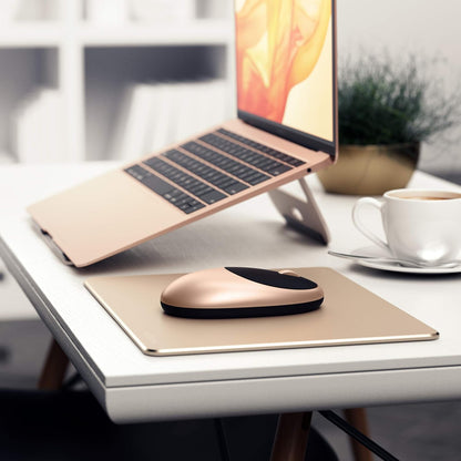 Satechi M1 Wireless Bluetooth Mouse, USB-C Rechargeable, Compact & Portable, for Mac/Windows, Compatible with M4/M3/M2 MacBook, Pro, Air/iMac/iPad Pro, iPhone 16/15/14 & More - Gold