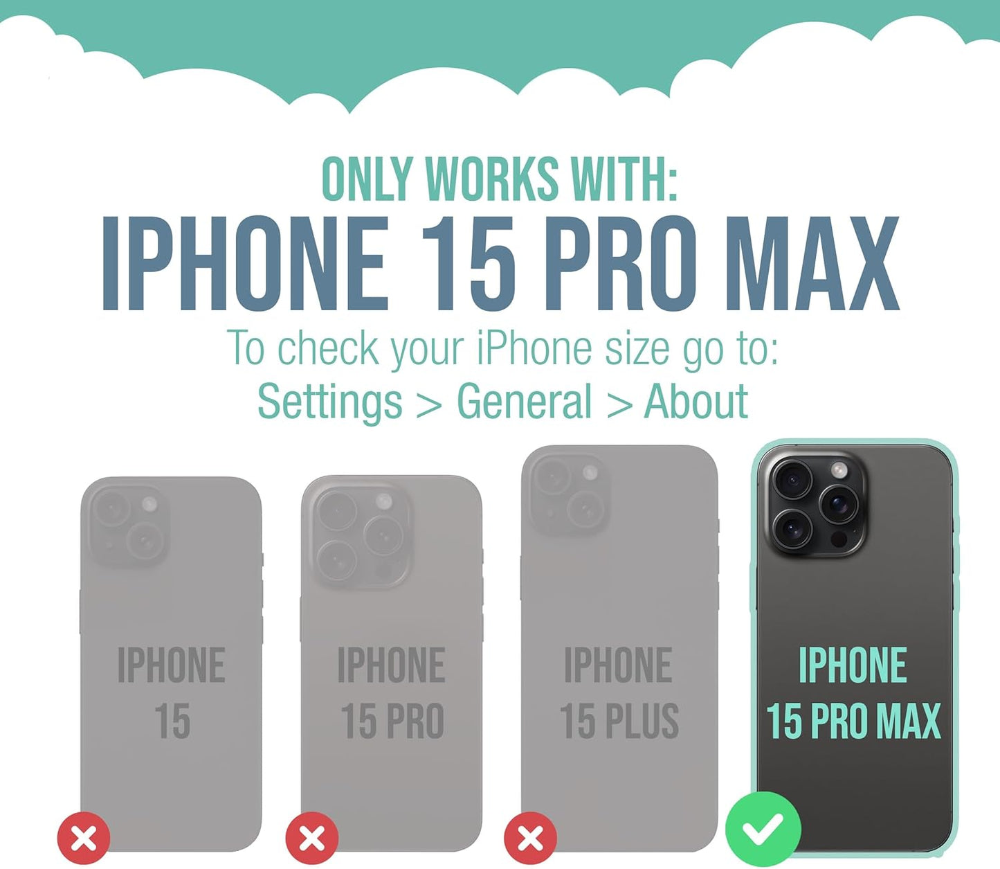 Smartish 2-Pack Tempered Glass Screen Protector for iPhone 15 Pro Max - Tuff Sheet - Easy Install Frame [Scratch Resistant] Case-Friendly - Dynamic Island Compatible - Clear 2-Pack
