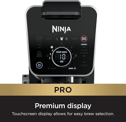 Ninja Drip Coffee Maker With K Cup Combo, DualBrew Pro Specialty Coffee System, Coffee Machine Compatible with K-Cup Pods, 12 Cup Single Serve Coffee Makers with Paper Filter, CFP301