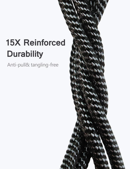 Short Lightning Cable 1FT 3Pack 12 inch iPhone Charger USB Fast Nylon Braided Charger Cord Compatible with Apple iPhone 13/12/11/XS/XR/X/8/7/6/6s Puls/iPad/iPods(Black)